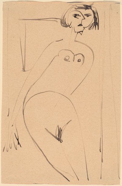 Nagi autorstwa Ernst Ludwig Kirchner