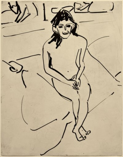 Bez tytułu (Marcella) autorstwa Ernst Ludwig Kirchner