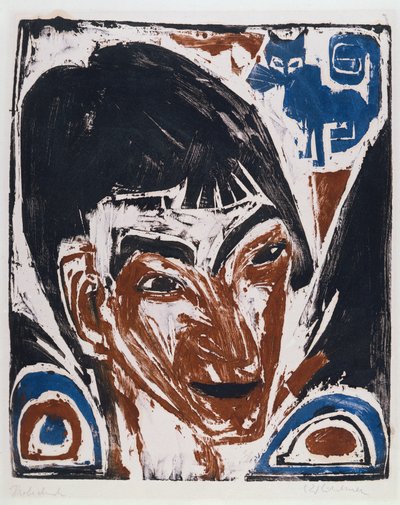 Portret Otto Muellera autorstwa Ernst Ludwig Kirchner
