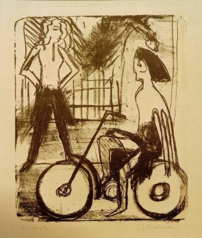 Rowerzysta autorstwa Ernst Ludwig Kirchner