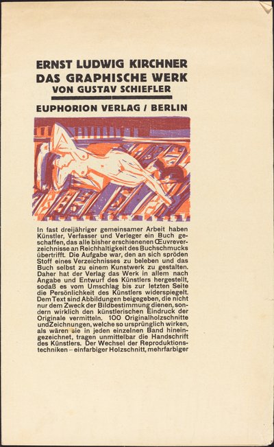 Leżąca nago z Cat autorstwa Ernst Ludwig Kirchner