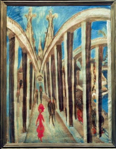 Most nad Renem w pobliżu Kolonii autorstwa Ernst Ludwig Kirchner