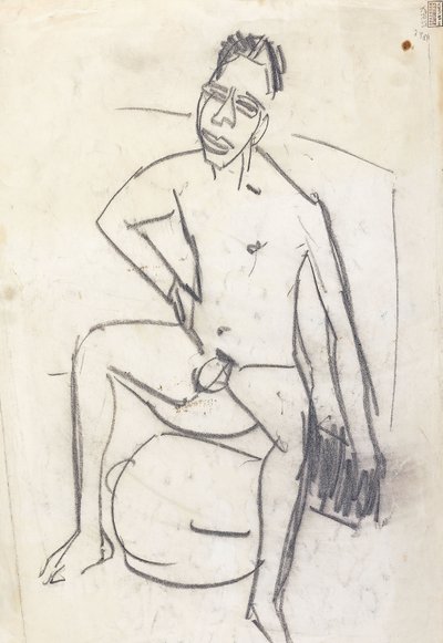 Sam Czarny autorstwa Ernst Ludwig Kirchner