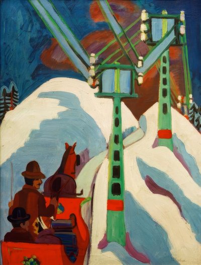 Kulig autorstwa Ernst Ludwig Kirchner
