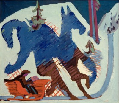 Kulig autorstwa Ernst Ludwig Kirchner