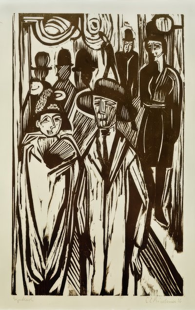 Ulica autorstwa Ernst Ludwig Kirchner