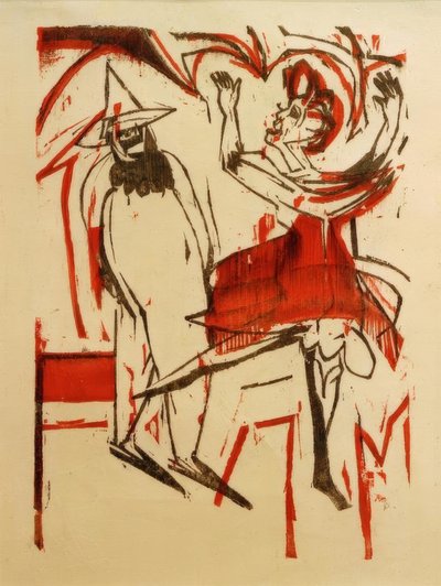 taniec autorstwa Ernst Ludwig Kirchner
