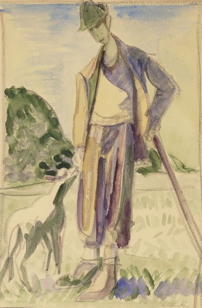Pasterz; Pasterz, autorstwa Ernst Ludwig Kirchner