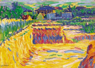 Kopalnia gliniasta, ok. godz. 1906 autorstwa Ernst Ludwig Kirchner