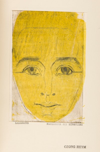 Umbra Vitae (kultura życia, portret Georga Heym autorstwa Ernst Ludwig Kirchner