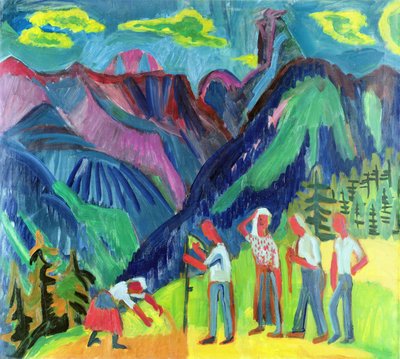 Nieznany obraz autorstwa Ernst Ludwig Kirchner