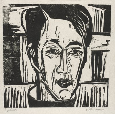 Wehrlin, z przodu autorstwa Ernst Ludwig Kirchner