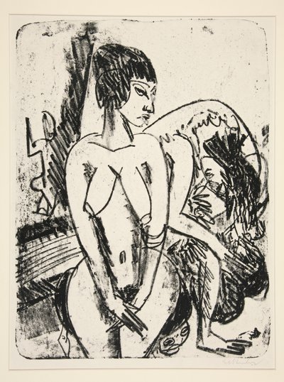 Dwie kobiety autorstwa Ernst Ludwig Kirchner