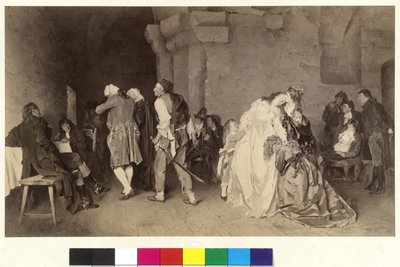 Pożegnanie Marii Antoniny z Lewisem XVI i jego uwolnienie z więzienia autorstwa Ernst Meisel