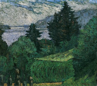 Widok na jezioro autorstwa Ernst Riederer