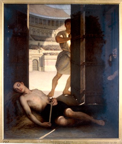 „Chrześcijański męczennik”, 1863 r. autorstwa Ernst Slingeneyer