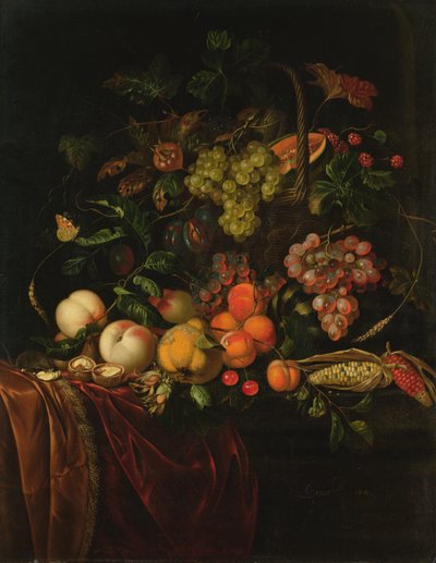 Martwa natura z owocami autorstwa Ernst Stuven