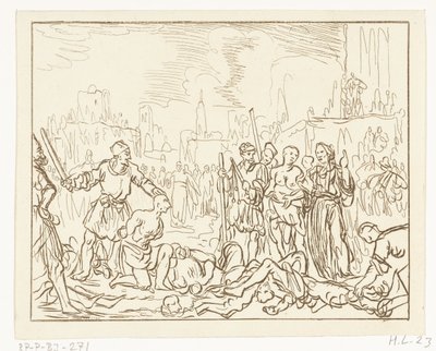 Felicitas ze ściętą siedmioma synami autorstwa Ernst Willem Jan Bagelaar