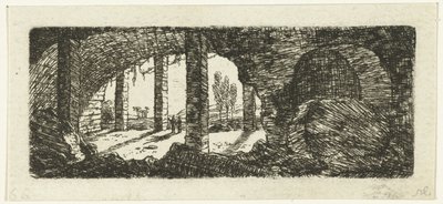 Ruiny fortu Sint-Pieter w pobliżu Maastricht autorstwa Ernst Willem Jan Bagelaar