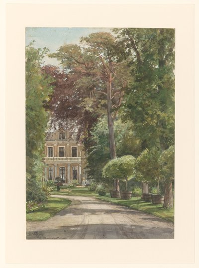 Zewnętrzny Spaarnhout autorstwa Ernst Witkamp (signed by artist)