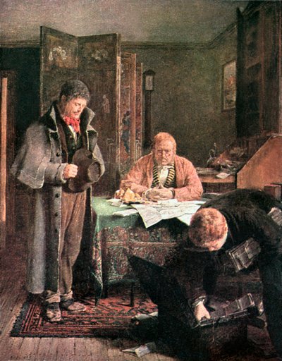 Odmowa dzierżawy (druk kolorowy) autorstwa Erskine Nicol