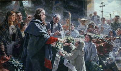 Giuseppe Garibaldi: "Do Anity dziesięć lat później" autorstwa Erulo Eroli