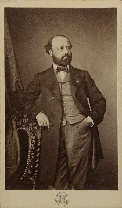 Portret kompozytora François Bazina 1816-1878, ok. 1760. autorstwa Erwin Hanfstaengl