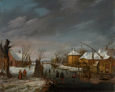 Zimowa scena autorstwa Esaias I van de Velde