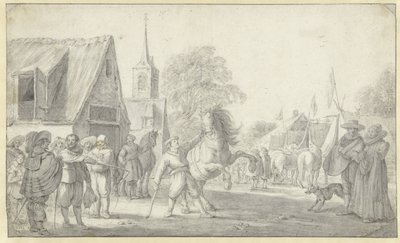 Targ koni autorstwa Esaias van de Velde