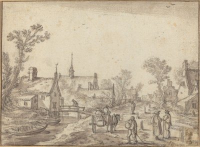 Ulica Wiejska autorstwa Esaias van de Velde I