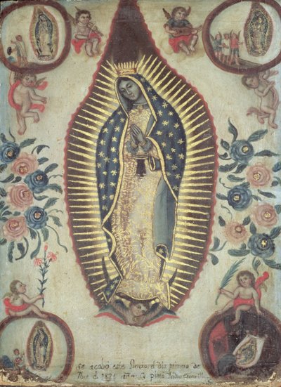 Dziewica z Guadalupe, 1824 autorstwa Escamilla Isidro