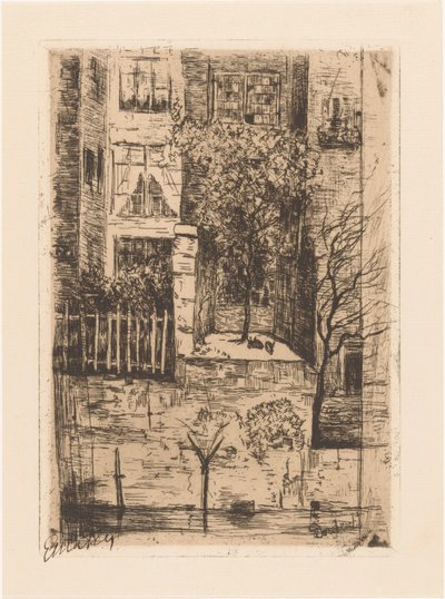 Dordrecht (oryginalny tytuł na obiekcie) autorstwa Etha Fles (signed by artist)