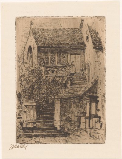 Rothenburg (oryginalny tytuł na obiekcie) autorstwa Etha Fles (signed by artist)