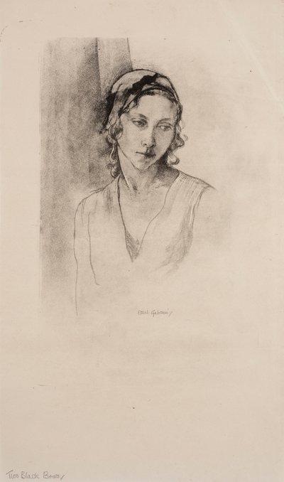 Dwie czarne łuki autorstwa Ethel Gabain
