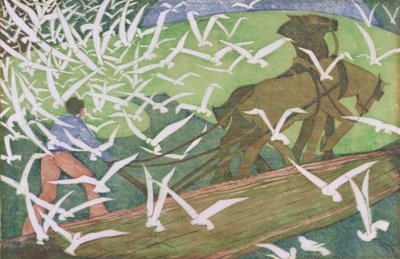 Ptaki za pługiem autorstwa Ethel Spowers