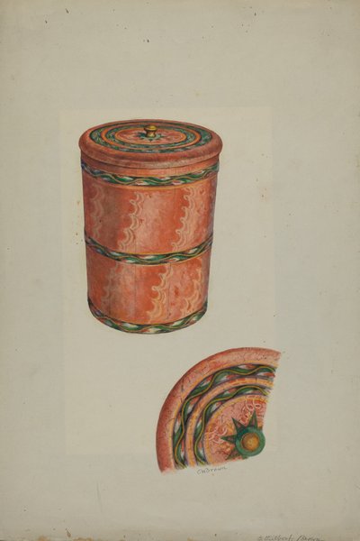 Pa. Niemiecka wanna z cukrem autorstwa Ethelbert Brown