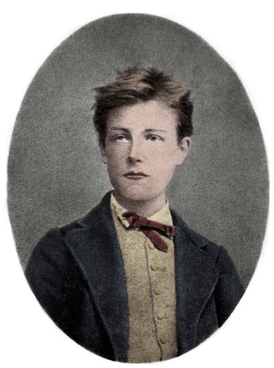 Arthur Rimbaud, francuski poeta i poszukiwacz przygód - Portret Arthura Rimbauda (1859 - 1891) ma 17 lat. Fot. Carjat. autorstwa Etienne (after) Carjat