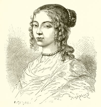 Henrietta z Anglii, siostra króla Karola II autorstwa Etienne Antoine Eugene Ronjat