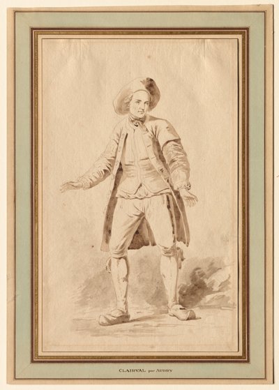 Aktor Clairval autorstwa Etienne Aubry