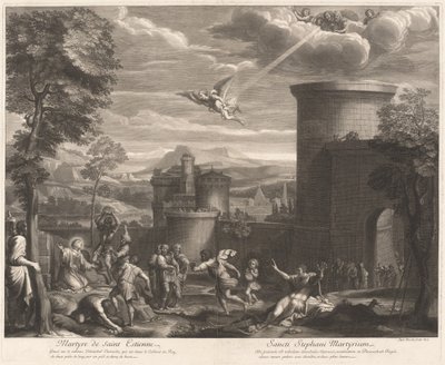 Męczeństwo św Estienne (Męczeństwo św. Sebastiana) autorstwa Etienne Baudet, after Annibale Carracci