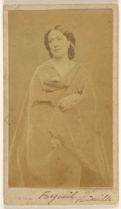 Anais Fargueil, Vaudeville autorstwa Etienne Carjat