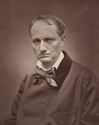 Charles Baudelaire, 1861, wydrukowano 1877 (zdjęcie) autorstwa Etienne Carjat