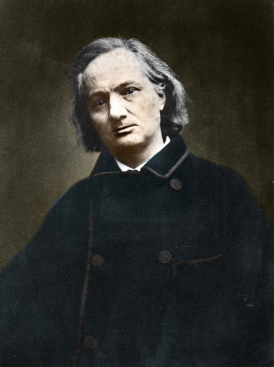 Charles Baudelaire (1821-1867), francuski poeta autorstwa Etienne Carjat