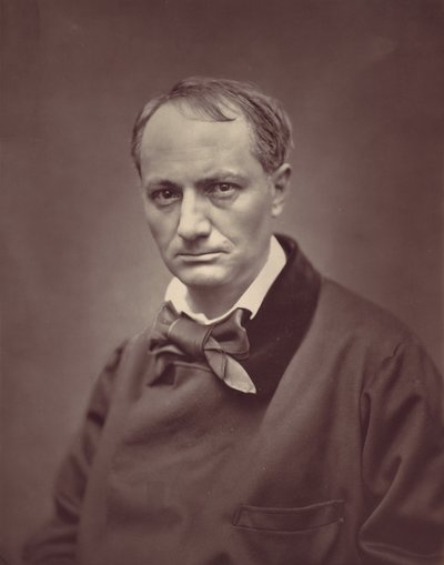 Charles Baudelaire, ca. 1863. autorstwa Etienne Carjat