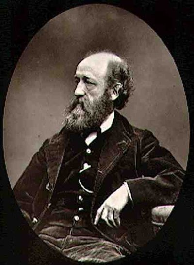 Edmond Morin (1824–82), z „Galerie Contemporaine”, ok. 1874–78 (zdjęcie czarno-białe) autorstwa Etienne Carjat