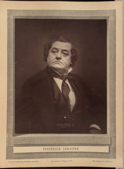 Frédérick Lemaitre autorstwa Etienne Carjat