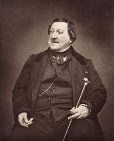Gioachino Antonio Rossini Włoski kompozytor, 1792-1868, 1862. autorstwa Etienne Carjat