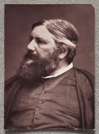 Gustave Courbet autorstwa Etienne Carjat