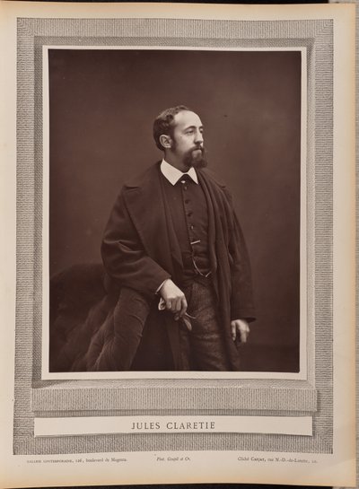 Jules Claretie autorstwa Etienne Carjat