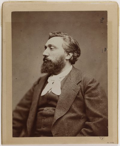 Léon Gambetta (1838-1882), adwokat i polityk. autorstwa Etienne Carjat